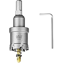 ポールセッティングドリル刃 32x500mm 超硬チップ付 軸径10mm (1) 180mm）送料無料 超硬 ステンレス ホールソー 電動ドリル ボール盤使用